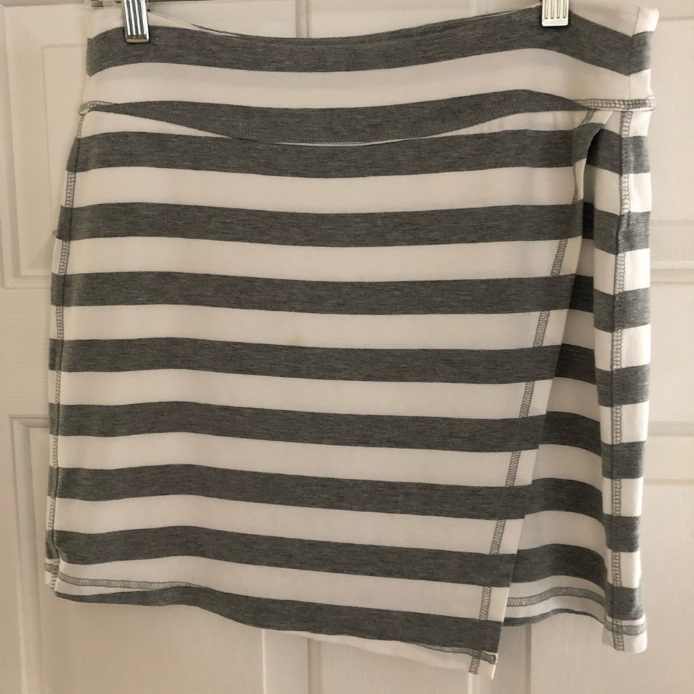 Athleta Striped Wrap Skirt